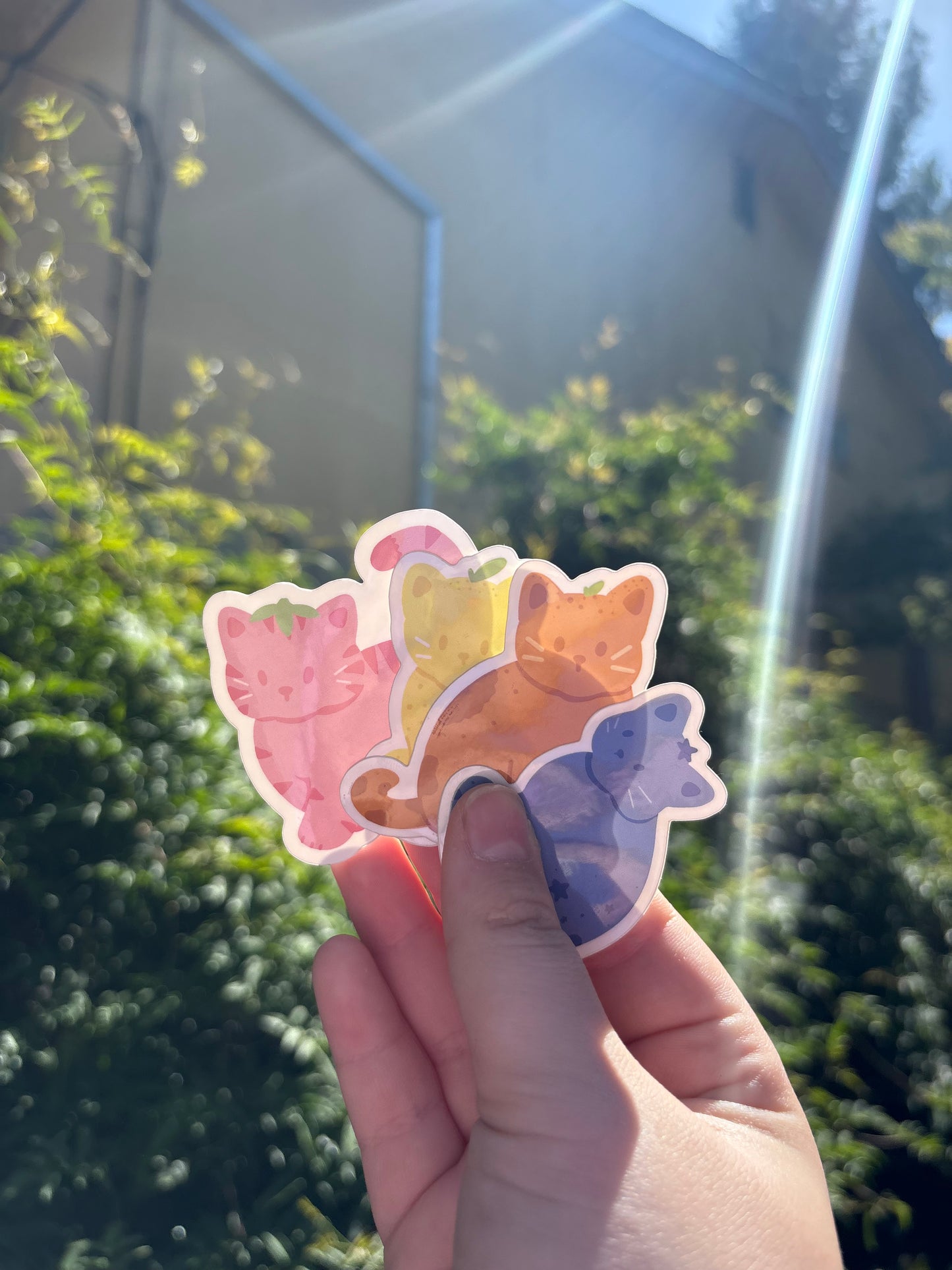 Fruit Kitties Sticker Collection