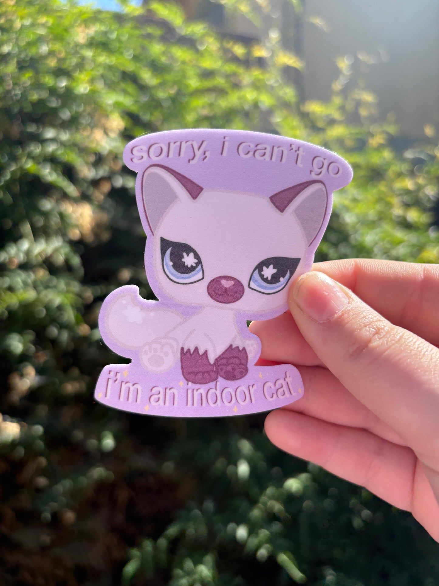 "I'm an indoor cat" Sticker