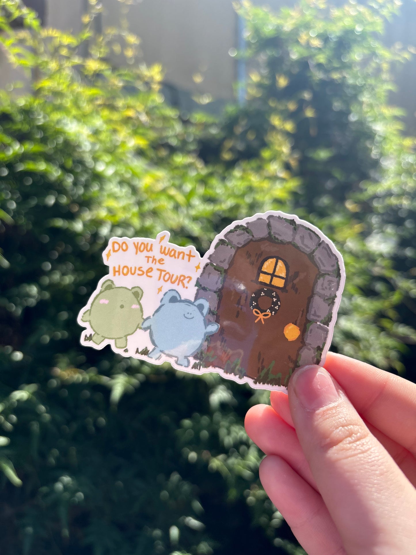 Frog House Tour Sticker
