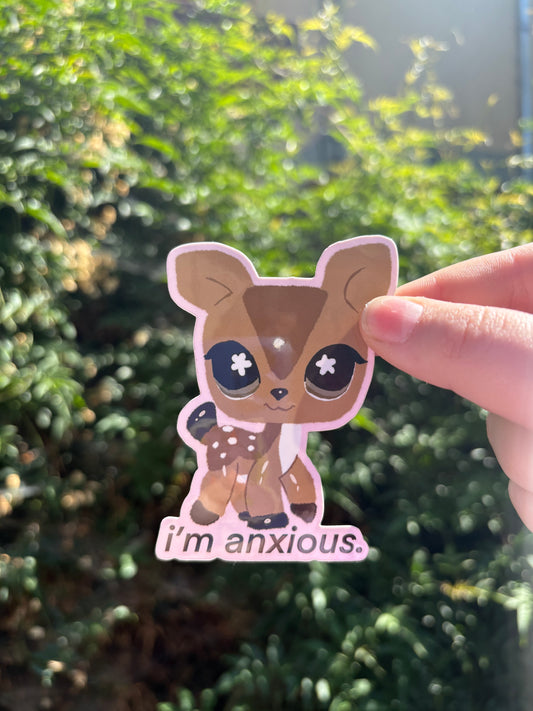 "I'm Anxious" Sticker
