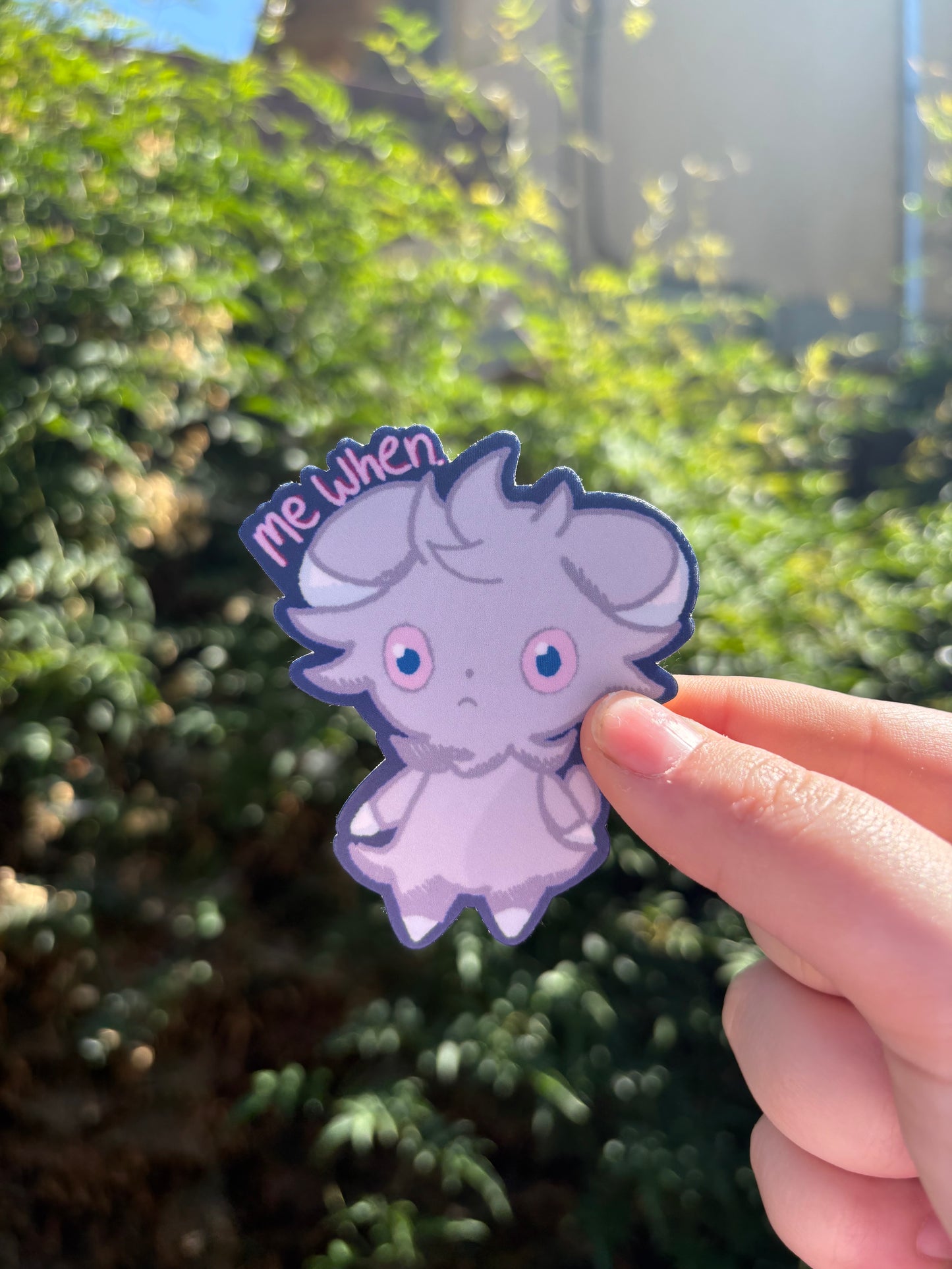 Pocket Creature "Me When" Sticker